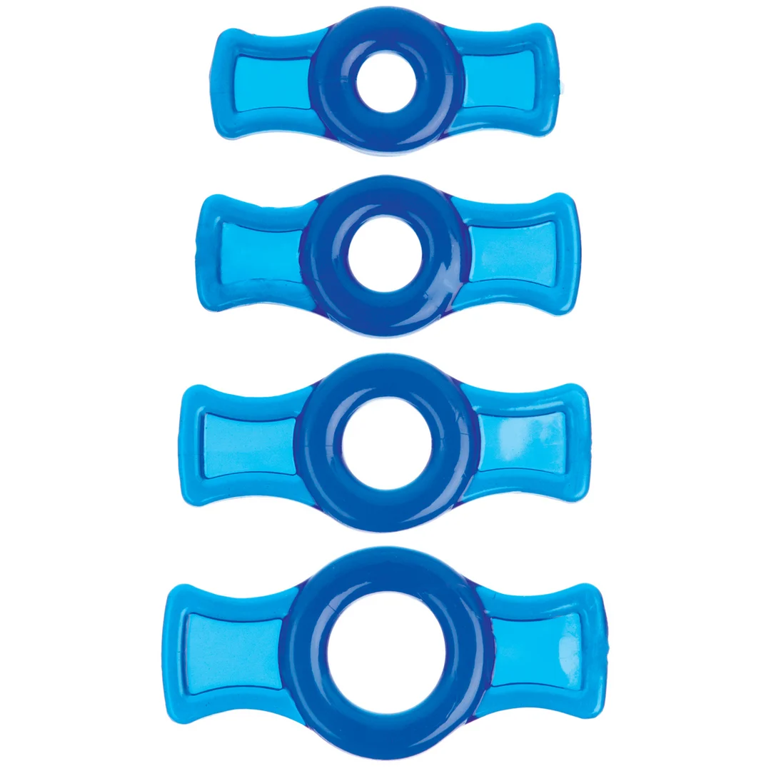 Set de 4 anillos para el pene Doc Johnson Cockring - Imagen 2