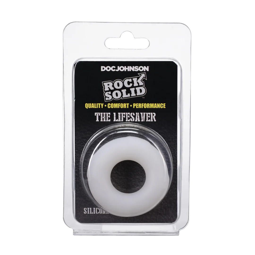 Anillo para el pene sin vibración de silicona suave – Lifesaver - Imagen 1