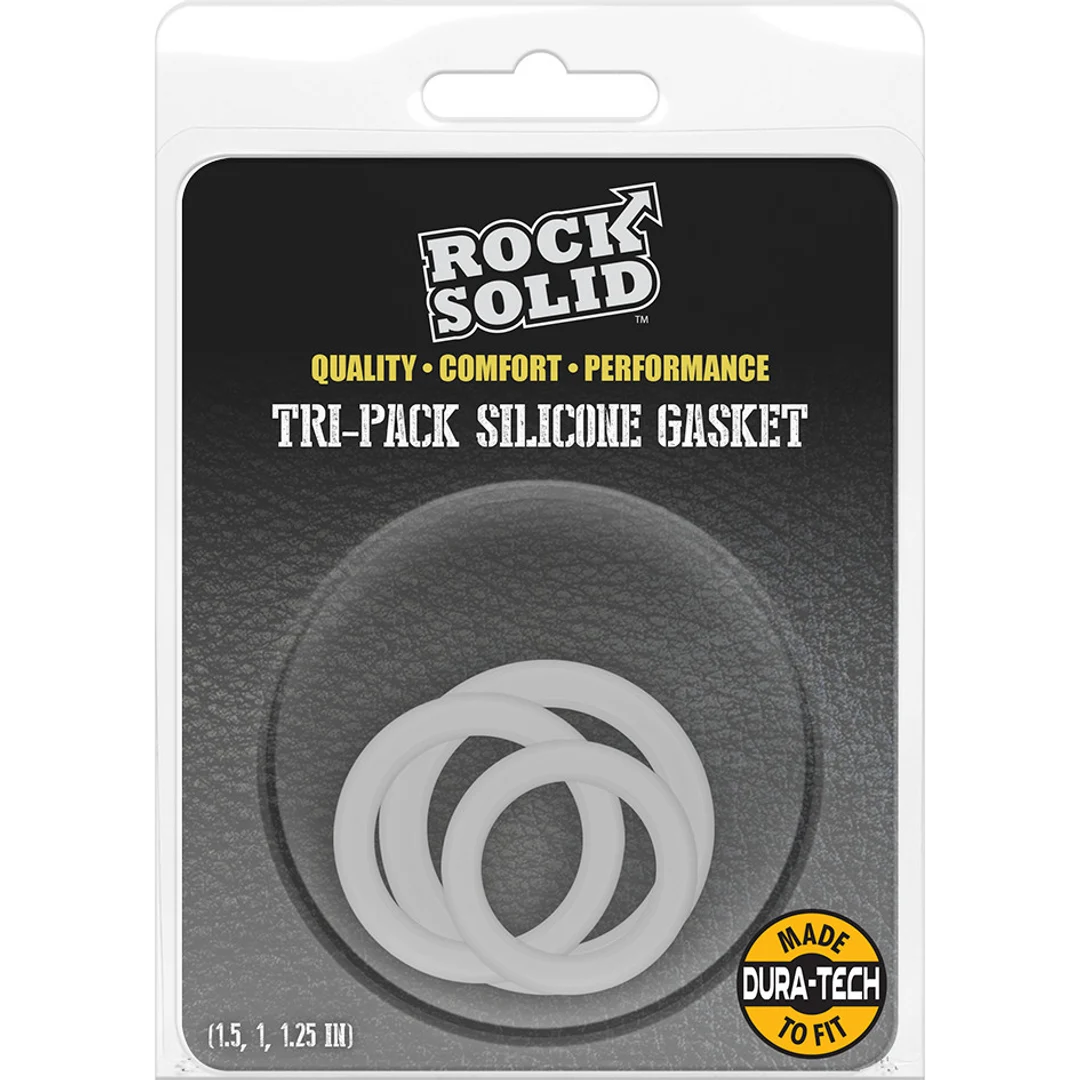 Set de anillos para el pene de silicona Doc Johnson The Gasket - Imagen 1