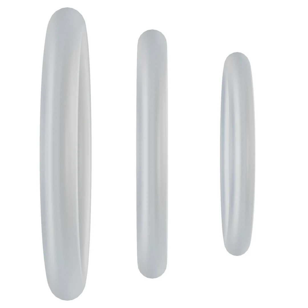 Set de anillos para el pene de silicona Doc Johnson The Gasket - Imagen 2