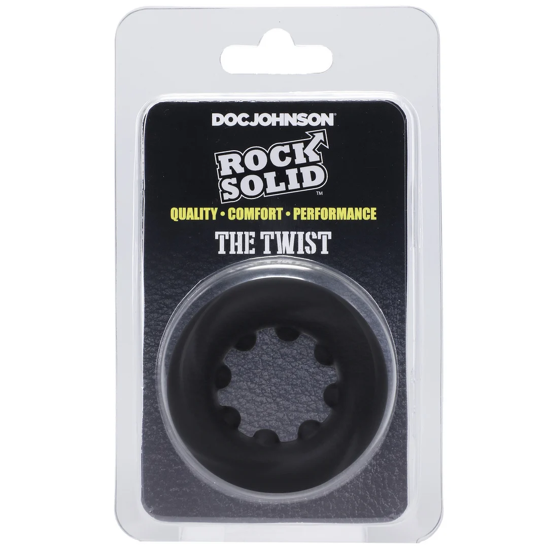 3701-25-CD-2 Anillo para el pene The Twist de silicona - Imagen 1