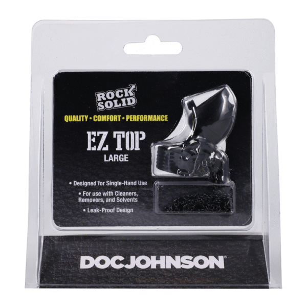 Doc Johnson EZ Top, grande, negro