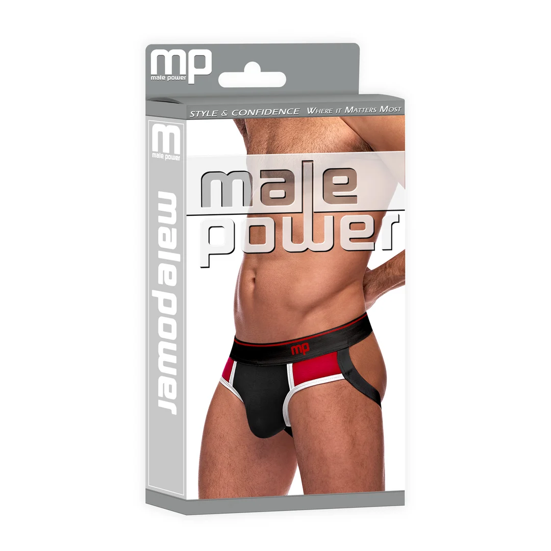 Suspensorio para hombre de estilo deportivo retro para una silueta estilizada – Male Power - Imagen 1