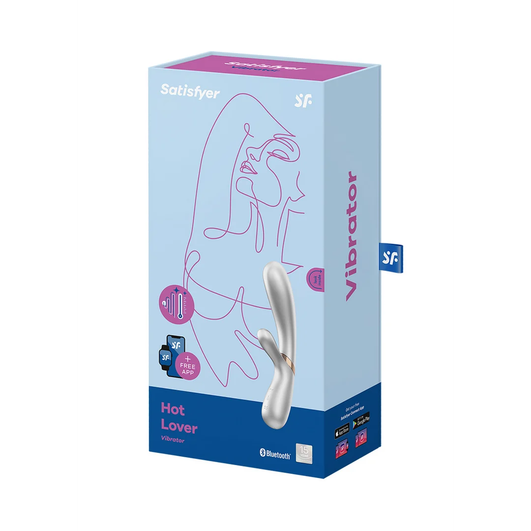 Vibrador rabbit Satisfyer, doble motor, Satisfyer Hot Lover Champagne - Imagen 1