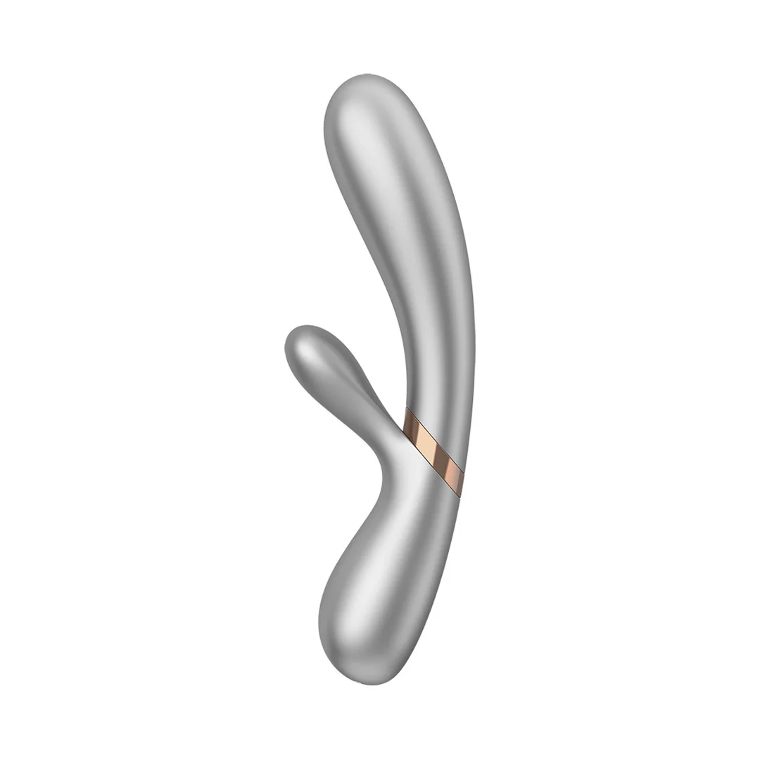 Vibrador rabbit Satisfyer, doble motor, Satisfyer Hot Lover Champagne - Imagen 2