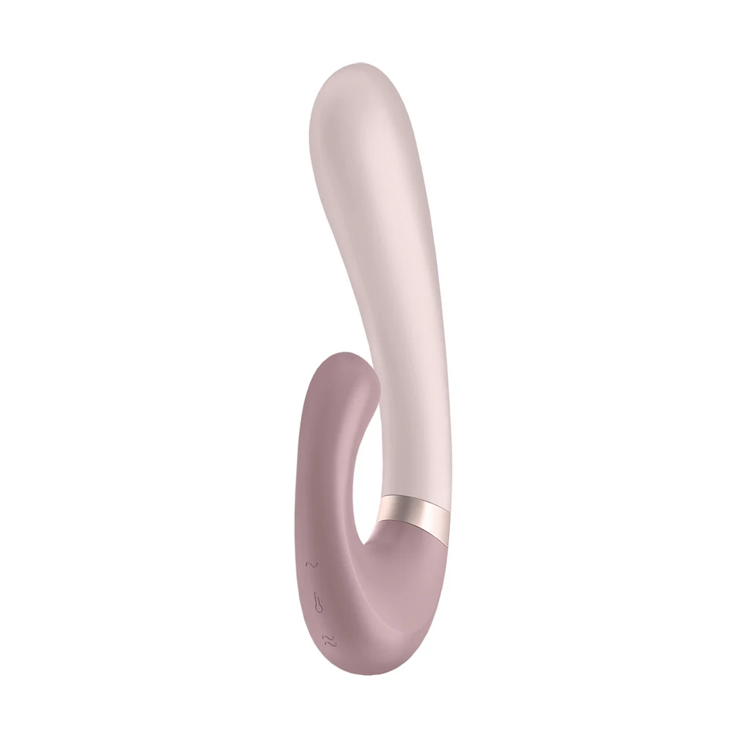 Vibrador conejito Satisfyer con calor y control mediante la aplicación: Satisfyer Heat Wave Mauve - Imagen 3