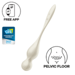 Satisfyer Love Birds 1 entrenador del suelo pélvico, blanco - Imagen 5