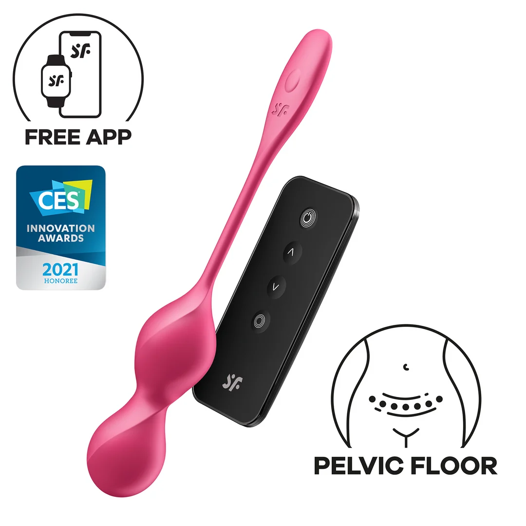 Juguete para parejas con mando a distancia – Love Birds 2 - Ejercicios de Kegel y estimulación del punto G - Rosa - Imagen 5