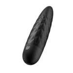 Mini vibrador Satisfyer, punta precisa y textura con relieves, negro Satisfyer - Imagen 2