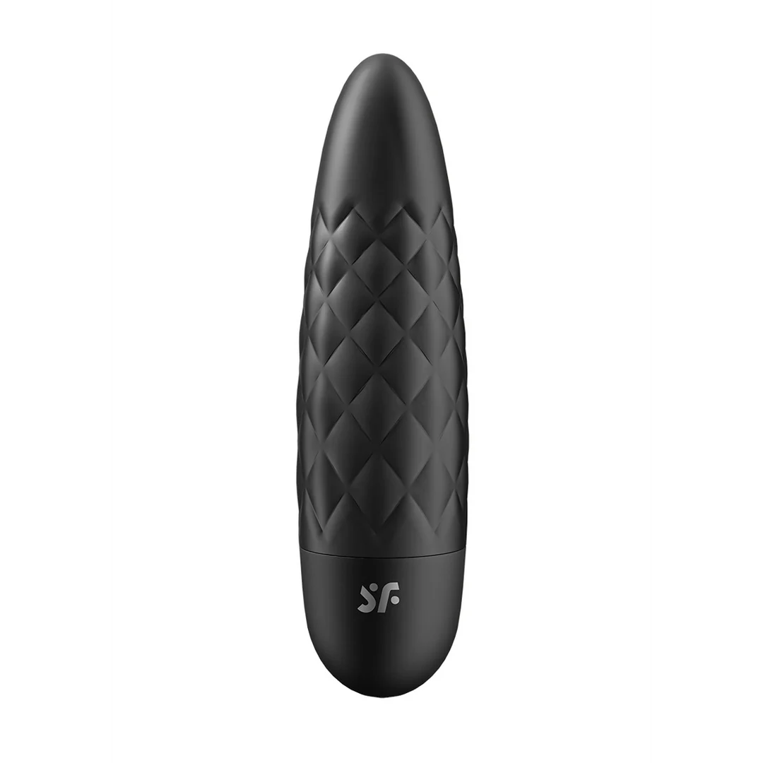 Mini vibrador Satisfyer, punta precisa y textura con relieves, negro Satisfyer - Imagen 3