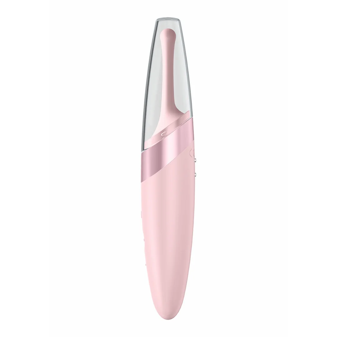 Satisfyer Bullet, vibrador con punta giratoria, rosa empolvado - Imagen 3