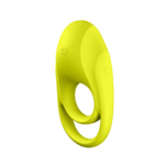 Anillo vibrador con estimulador de clítoris, Espectacular, anillo doble vibrador, verde neón - Imagen 5