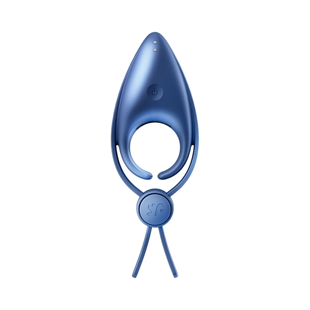 Satisfyer Sniper anillo vibrador para el pene azul grisáceo - Imagen 2