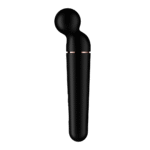 Vibrador tipo varita Satisfyer con 10 modos y 6 intensidades, Satisfyer negro y oro rosa - Imagen 5