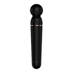 Vibrador tipo varita Satisfyer con 10 modos y 6 intensidades, Satisfyer negro y oro rosa - Imagen 3