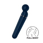 Vibrador tipo varita Satisfyer con 10 modos y 6 intensidades, Satisfyer negro y oro rosa - Imagen 7