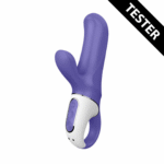 Vibrador rabbit Satisfyer para la estimulación simultánea del punto G y el clítoris, Satisfyer morado