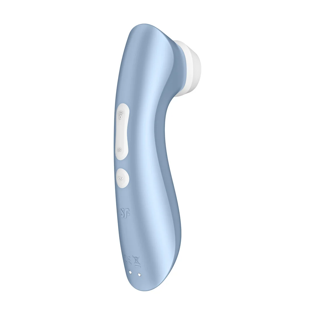 Vibrador para el clítoris Satisfyer con tecnología Airpulse – Azul - Imagen 2