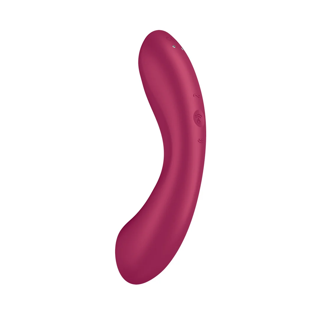 Satisfyer Vibrador doble con Air Pulse – Rojo - Imagen 3