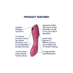 Satisfyer Vibrador para el punto G con 11 intensidades de ondas de presión – Curvy Trinity 3 - Imagen 3