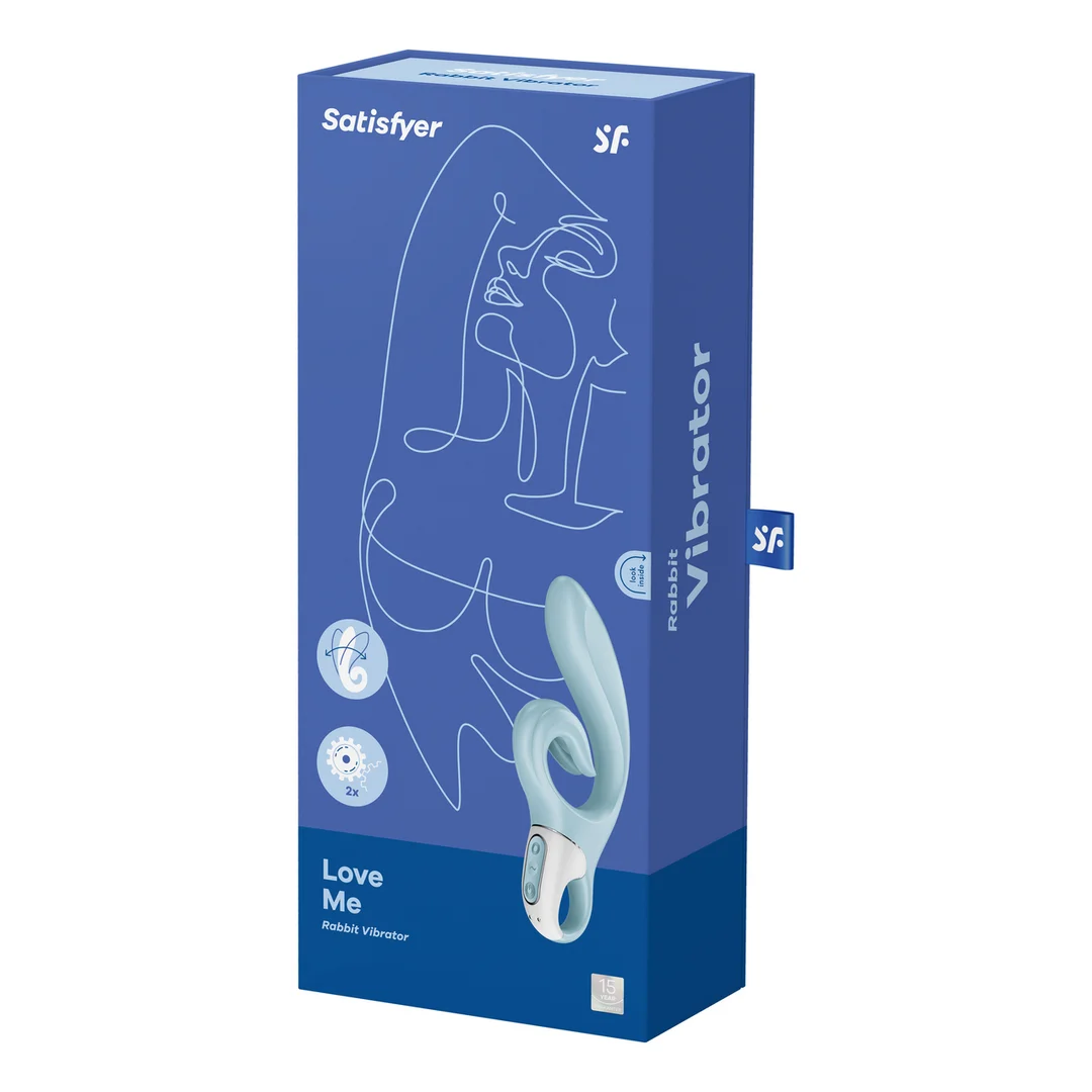 Satisfyer Love Me estimulador de punto G y clítoris azul - Imagen 1
