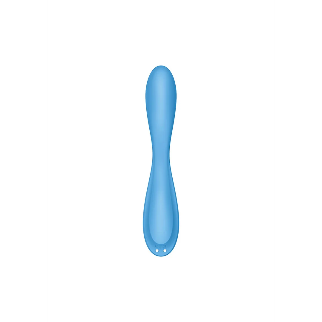 Satisfyer vibrador para el punto G – cuello flexible – Satisfyer G-Spot Flex 4 azul - Imagen 3