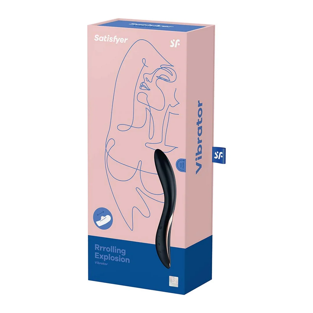 4044019-2 Satisfyer vibrador para el punto G – bola giratoria + 12 programas de vibración – Satisfyer Rrrolling Explosion - Imagen 1