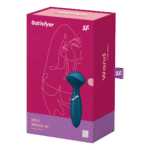 Vibrador wand Satisfyer, tamaño compacto y cabezal flexible, Satisfyer
