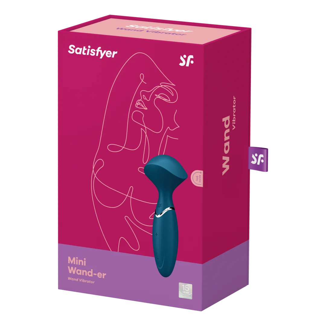 Vibrador wand Satisfyer, tamaño compacto y cabezal flexible, Satisfyer - Imagen 1