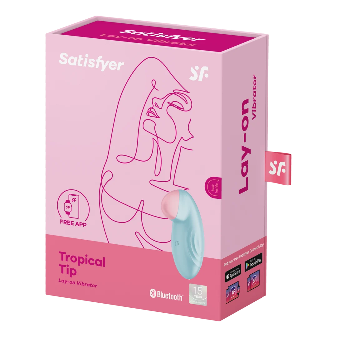 Vibrador Satisfyer Lay-on con punta puntiaguda – Tropical Tip - Imagen 1