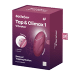 Vibrador de clítoris Satisfyer con 11 programas de golpecitos y vibración: Tap and Climax 1