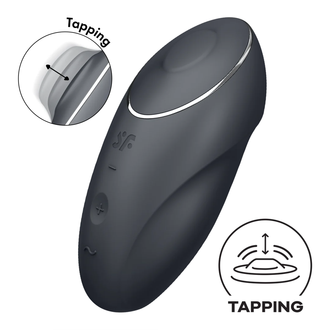 Vibrador de clítoris Satisfyer con 11 programas de golpecitos y vibración: Tap and Climax 1 - Imagen 11