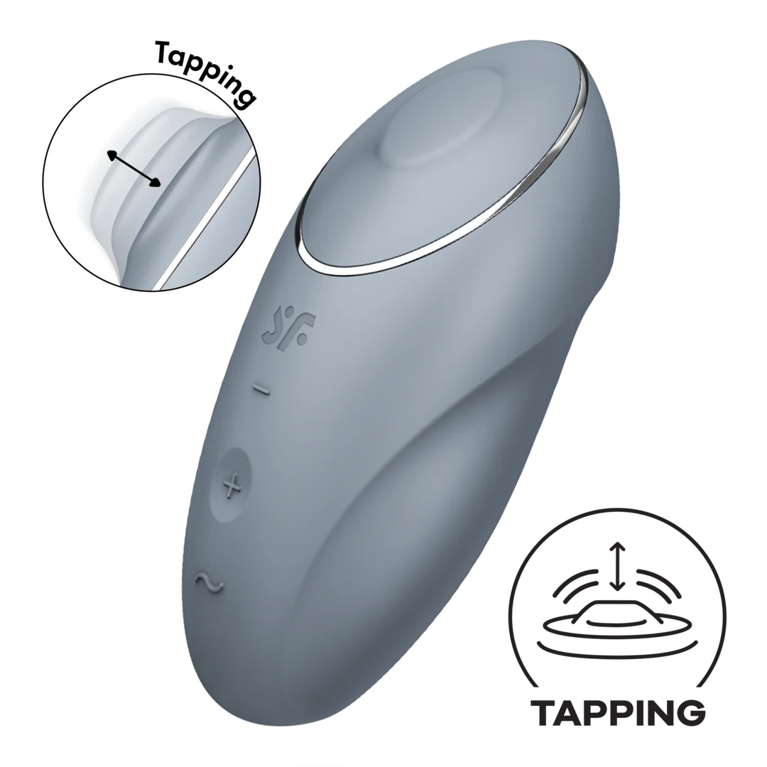 Vibrador de clítoris Satisfyer con 11 programas de golpecitos y vibración: Tap and Climax 1 - Imagen 17