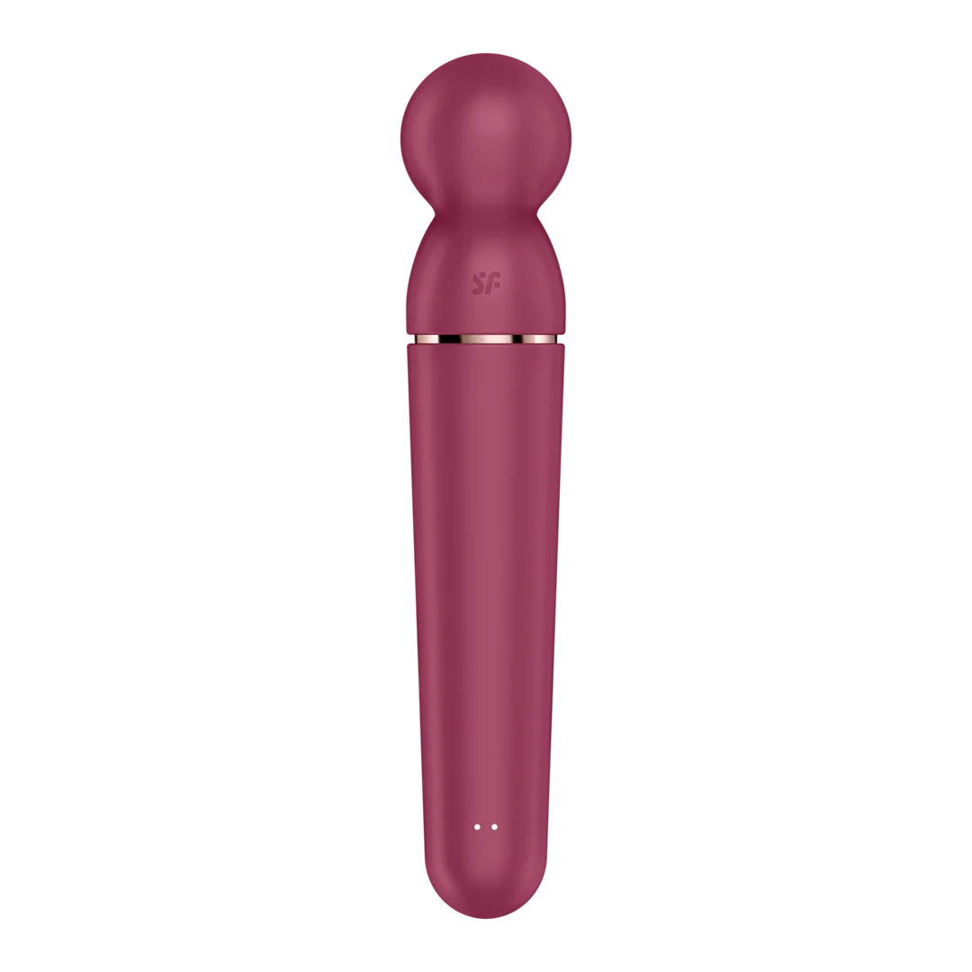 Vibrador tipo varita Satisfyer con 10 modos y 6 intensidades, Satisfyer negro y oro rosa - Imagen 12