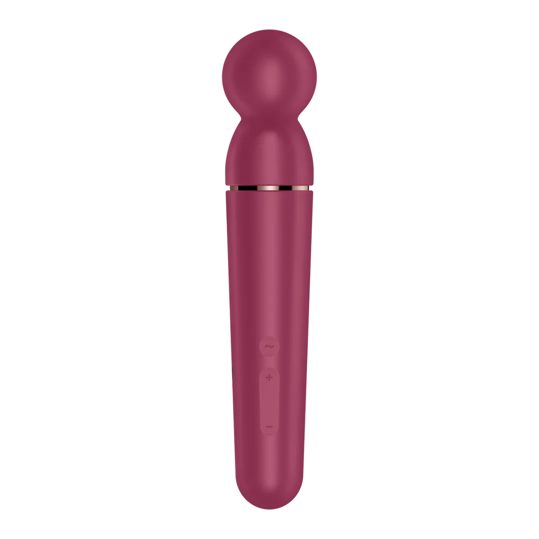 Vibrador tipo varita Satisfyer con 10 modos y 6 intensidades, Satisfyer negro y oro rosa - Imagen 14