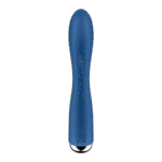 Vibrador tipo conejo Satisfyer con cabezal giratorio y vibraciones potentes, azul - Imagen 2