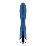 Vibrador tipo conejo Satisfyer con cabezal giratorio y vibraciones potentes, azul - Imagen 4