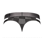 Tanga sexy con aberturas y estampado de cuadros para un look sensual – Male Power - Imagen 6