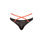 Tanga sexy con tiras deportivas y paneles de red para un look atlético – LIN - Imagen 2