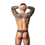 Tanga Male Power con estampado marmolado blanco - Imagen 9