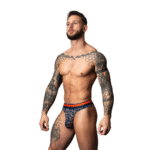 Tanga Male Power con estampado marmolado blanco - Imagen 16