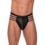 Tanga Cage negro de Male Power - Imagen 5