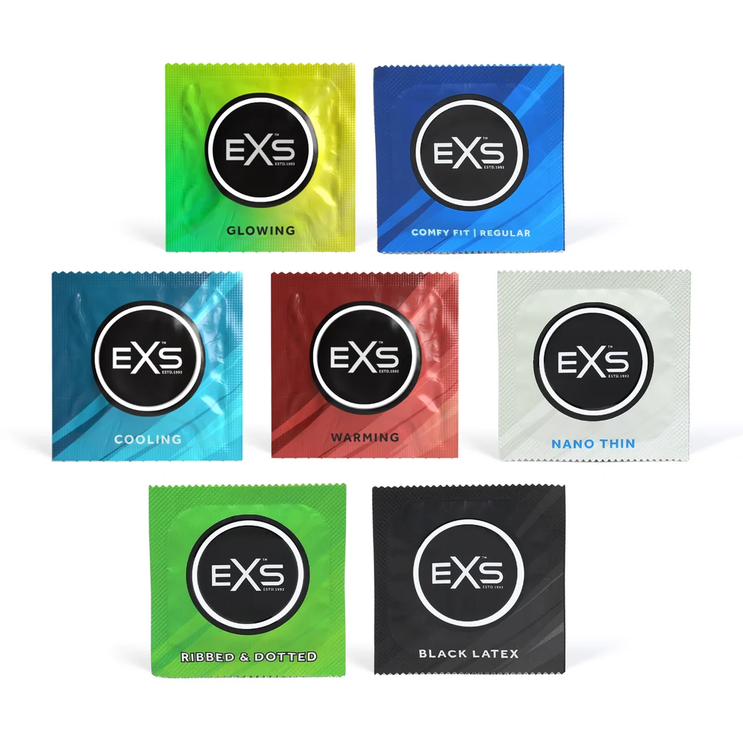 42EXSVP2-5 Pack variado de preservativos, 42 unidades, EXS - Imagen 1