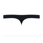 Tanga Bong de satén y spandex Male Power, negra - Imagen 11