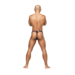 Tanga masculina con bolsa frontal alargada para un look llamativo, Male Power - Imagen 3