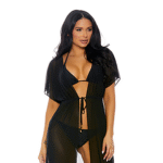 Conjunto de bikini Tolu con kimono, negro, talla M - Imagen 5