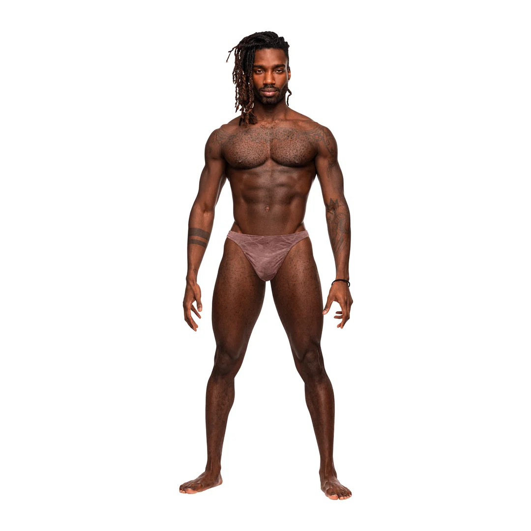Tanga masculina con bolsa moldeada para una mayor cobertura y comodidad, Male Power - Imagen 7