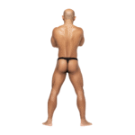 Tanga masculina con corte en V y ajuste sexy para un look estilizado, Male Power
