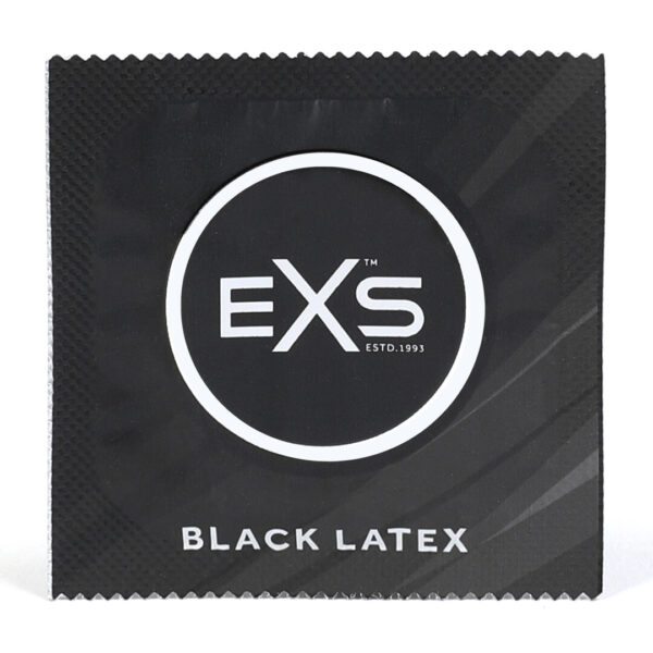 Preservativos EXS Black Latex, 48 unidades