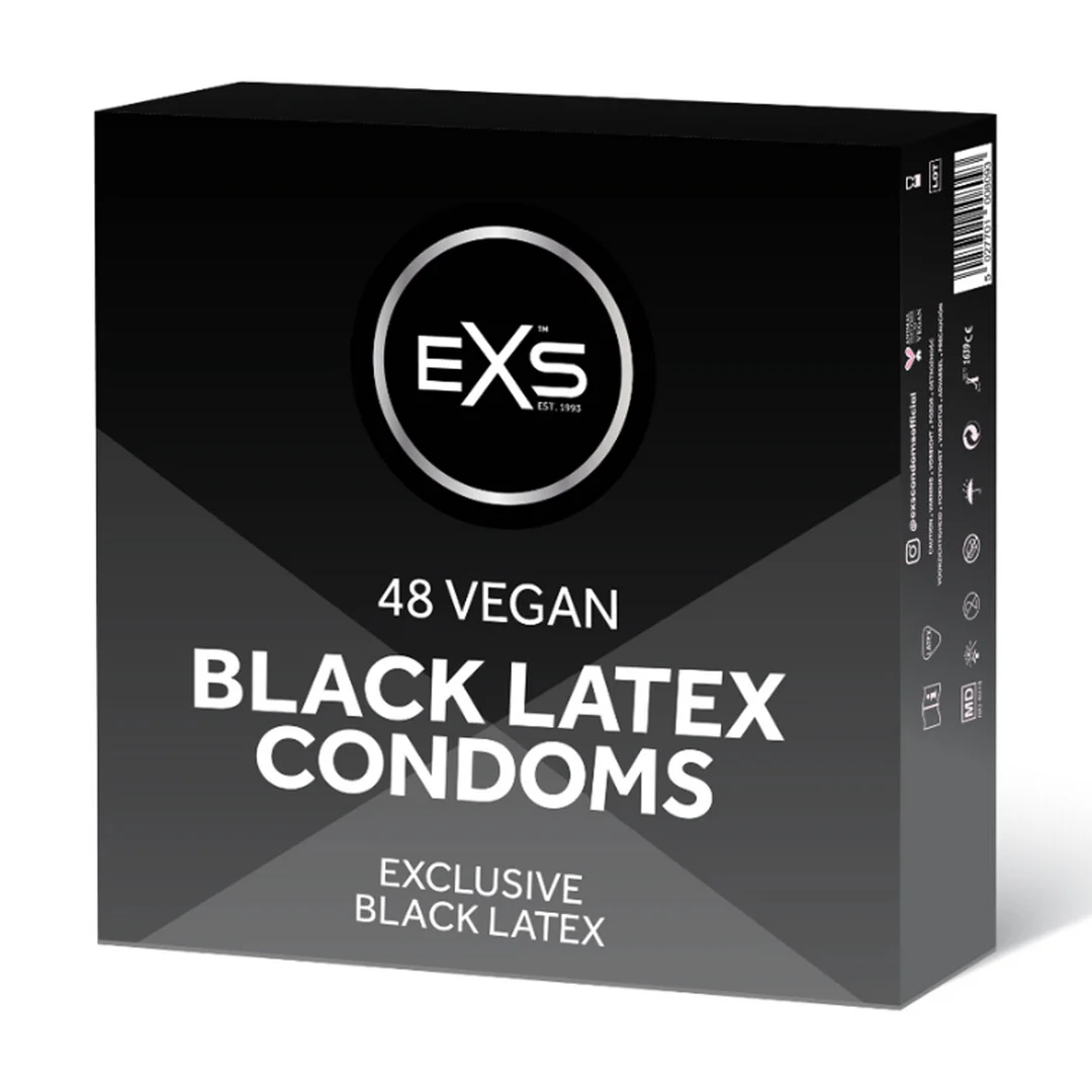 Preservativos EXS Black Latex, 48 unidades - Imagen 4